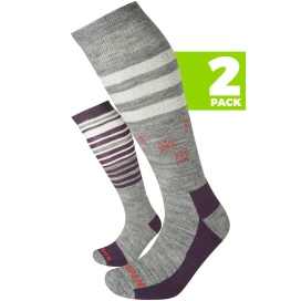 Image ASS2MWE - Ski Mid Women 2 Pack ECO 2731 grey_plum S