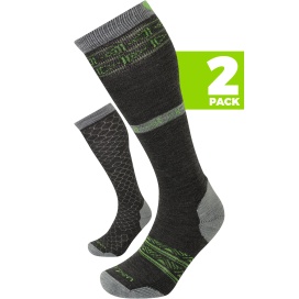 Image S2CMM - Merino Ski Midweight 2 pack Men 2748 grey/green XL