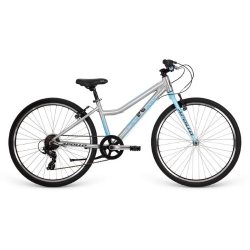 Image NEO Girl bike geared 26" BRUSHED ALLOY/SKY BLUE/CHARCOAL