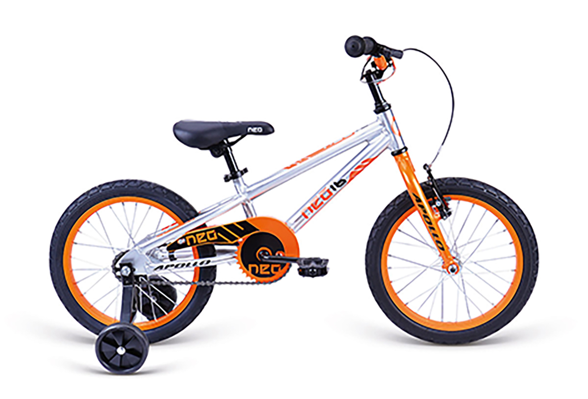 Image NEO Boy bike geared 16" ALLOY/ORANGE/ NAVY BLUE FADE