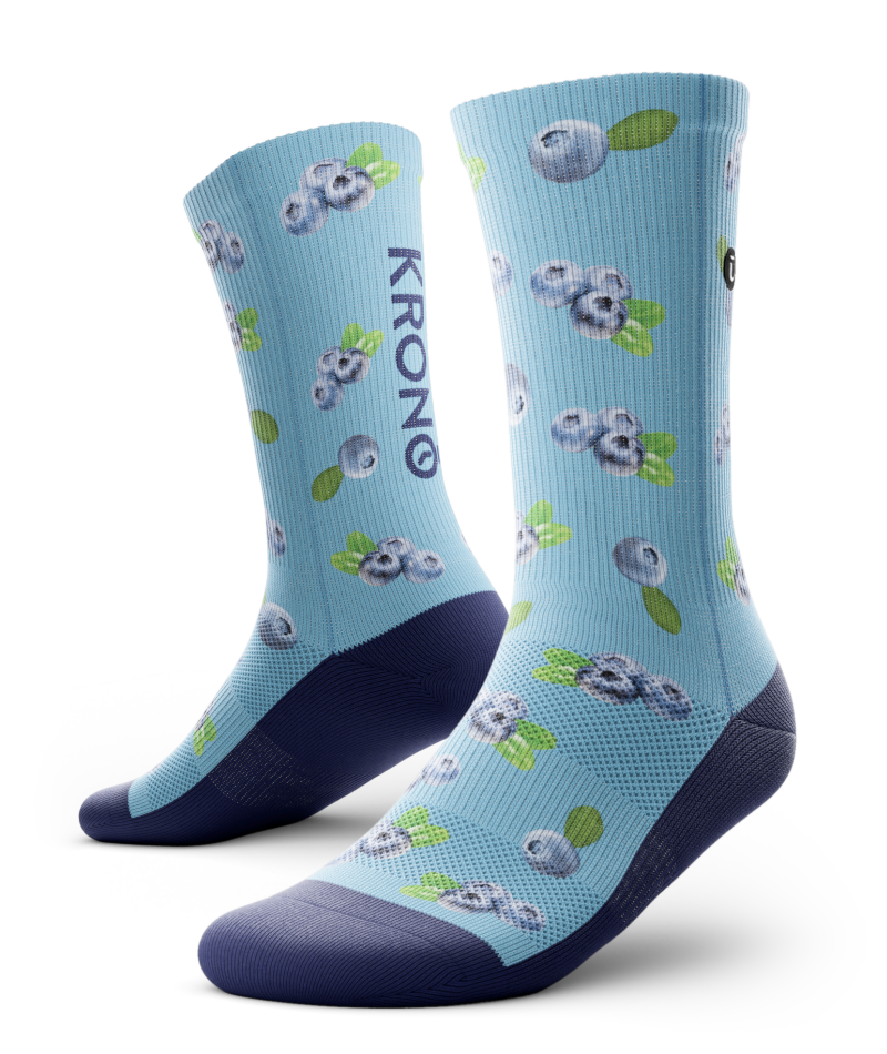 Image KRONO socks pale blueberry V2 BLUE - Size M/L