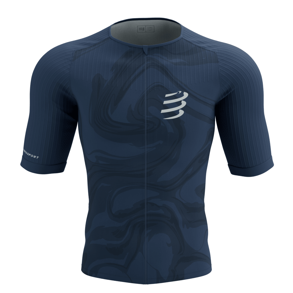 Image Compressport Tri Postural Aero SS Top Men INDIGO PRINT S