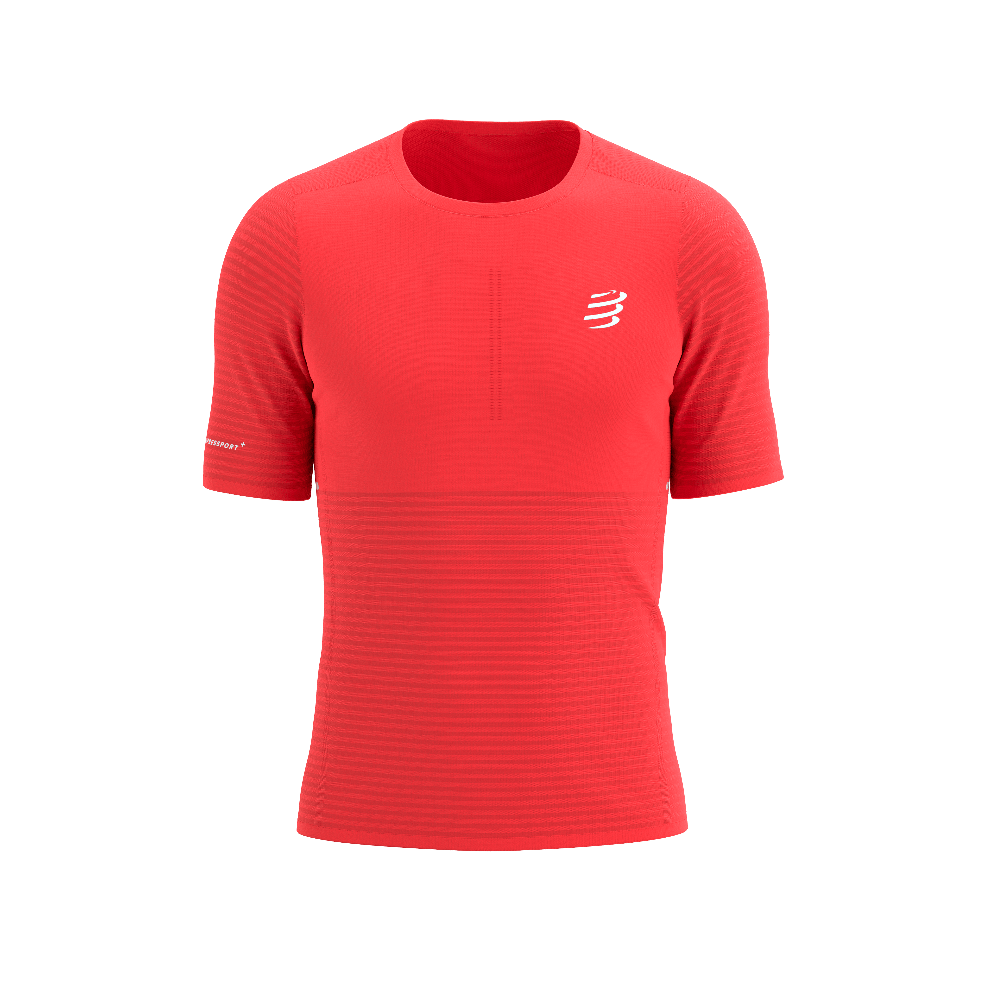 Image Compressport Pro Racing SS Top Homme ROUGE FLUO M