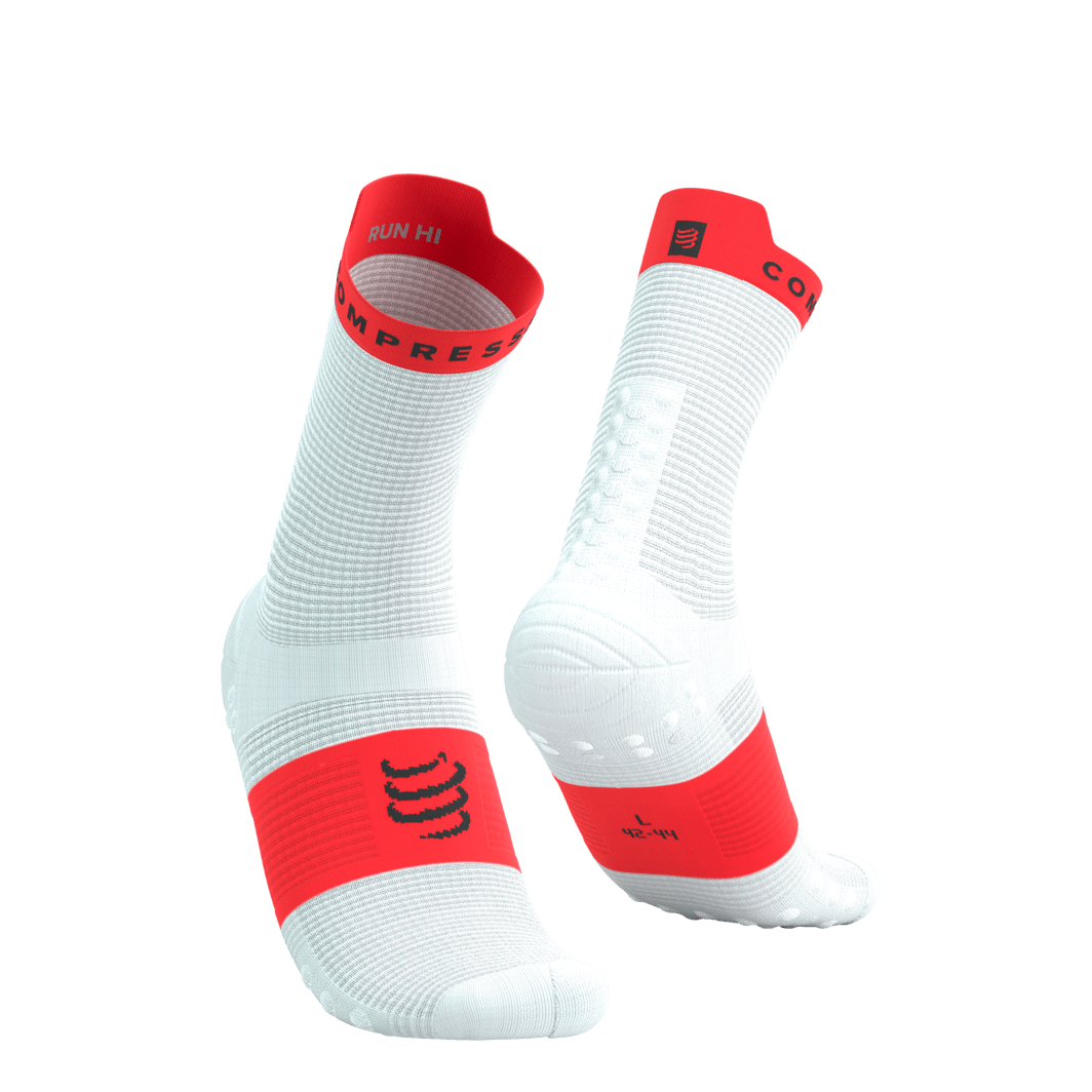 Image Compressport PRS V4 Run Hi WHITE/FLUO RED T2