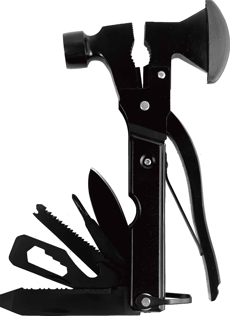 Image Campstar Bonfire aluminum Multi-tool hammer and axe BLACK