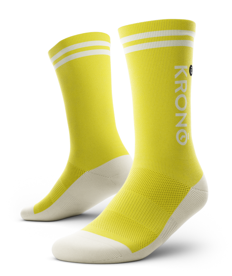 Image KRONO socks stripe YELLOW - Size M/L